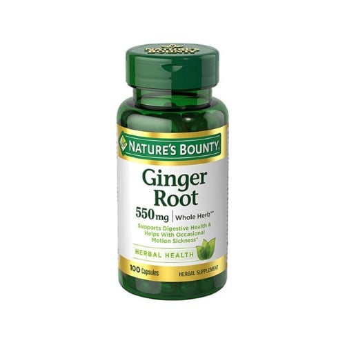 Nature's Bounty Ginger Root 550 Mg 